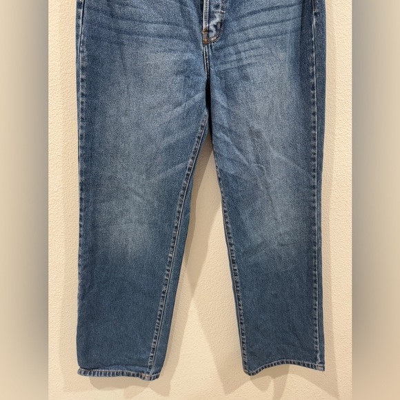 Cello Super High Rise Dad Denim Button Fly 100% Cotton Blue Jeans Size 11 - Picture 6 of 14